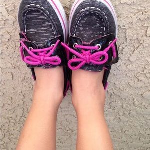 Sperry Top-Slider Girls Seabright Jr. Flats Size 9